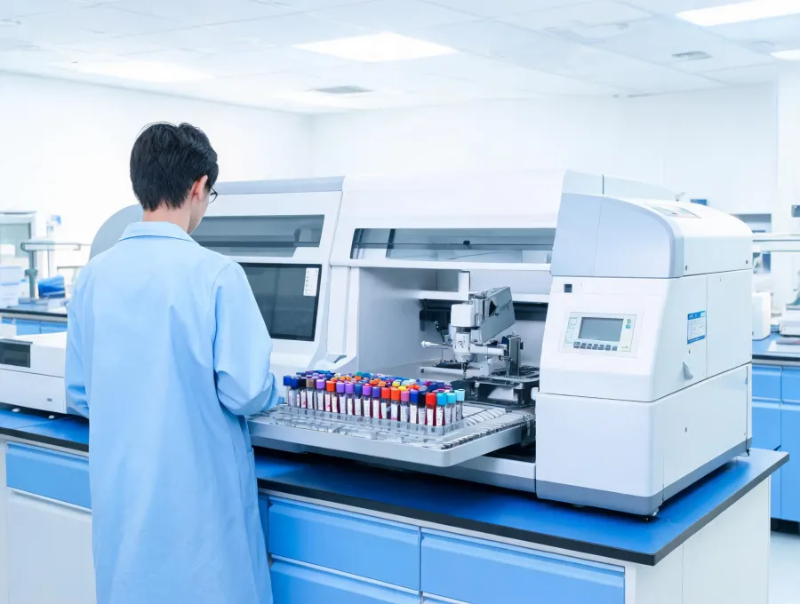 Clinical chemistry analyzer in hospital lab